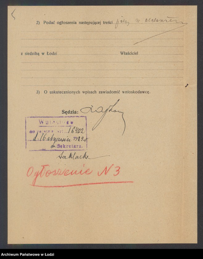 Obraz 7 z jednostki "Mendel Zylbering – sprzedaż galanterii, materiałów piśmiennych i art. spożywczych"