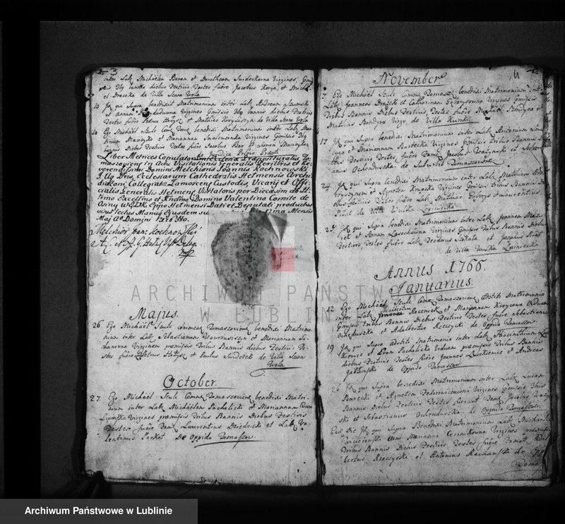 Obraz 5 z jednostki "Księga zaślubionych i zmarłych"