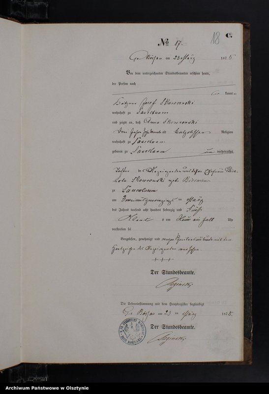 image.from.unit.number "Sterbe-Neben-Register Nr 1 - 71"