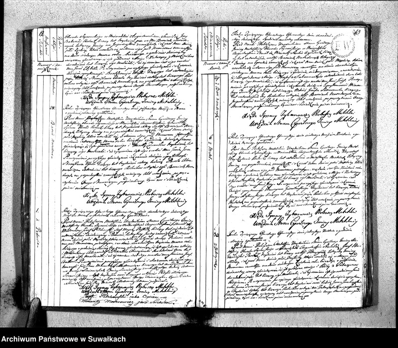 image.from.unit.number "Księga Aktów Urodzenia Urzędnika Stanu Cywilnego Gminy Metelskiey Powiatu Seyneńskiego Woiewództwa Augustowskiego Od 1 Stycznia Tysiąc Osimset Osimnastwgo Roku 1818"