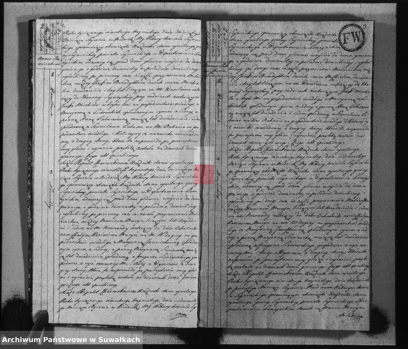 image.from.unit.number "Akta stanu cywilnego zaślubionych w gminie seyneńskiey od 1-go stycznia 1813 roku."
