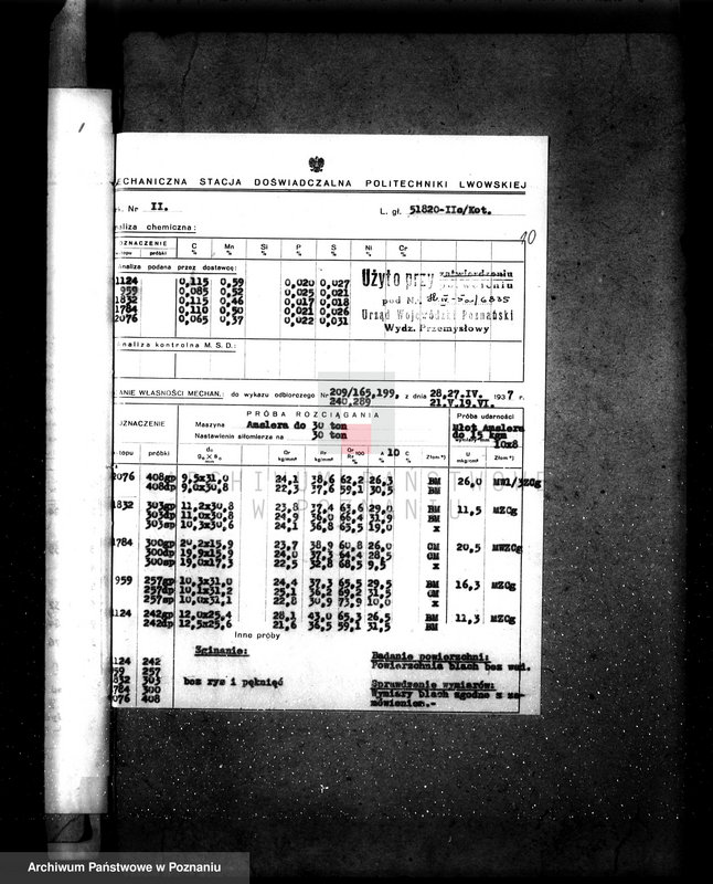 Obraz 14 z jednostki "Zarząd Miejski Szamocin, rzeźnia miejska zatwierdzenie kotła nr fabr.6392, woj. 6835"