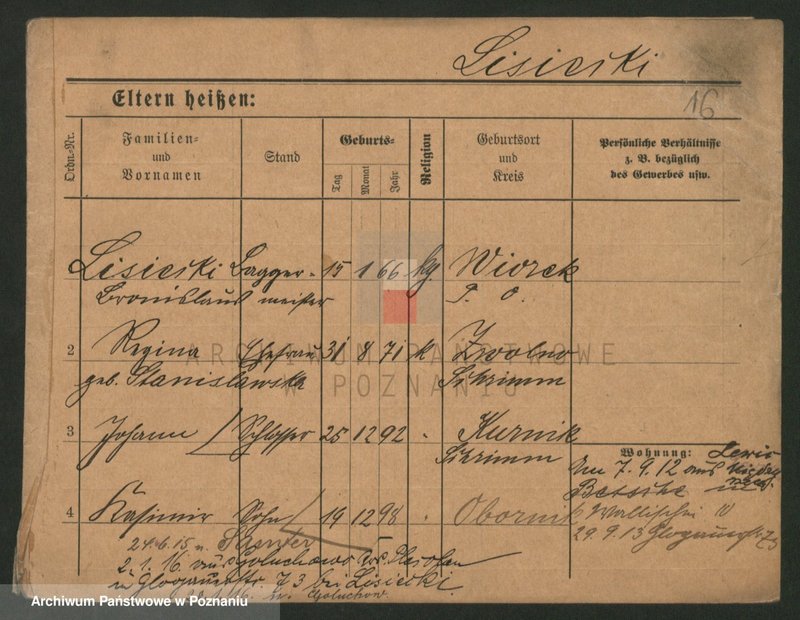 Obraz 16 z jednostki "Lisiecki - Lisiewski"
