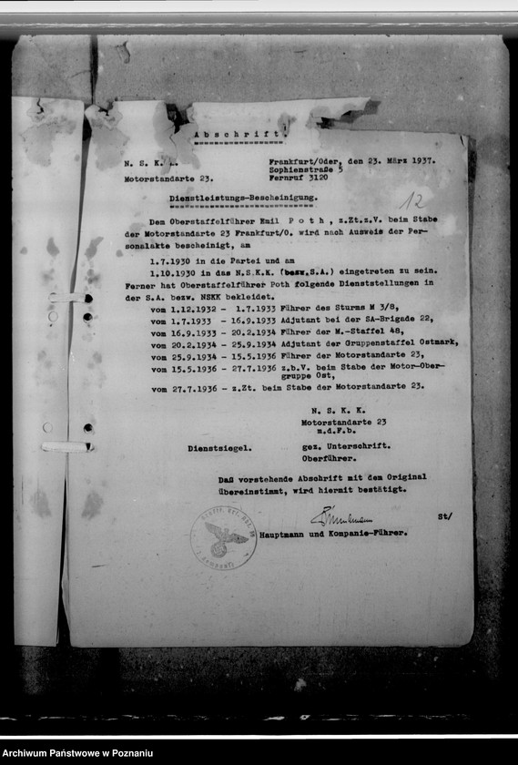 Obraz 16 z jednostki "Poth, Emil - burmistrz"