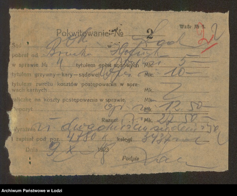 Obraz 4 z jednostki "Brucha Hofnung – sprzedaż towarów łokciowych"