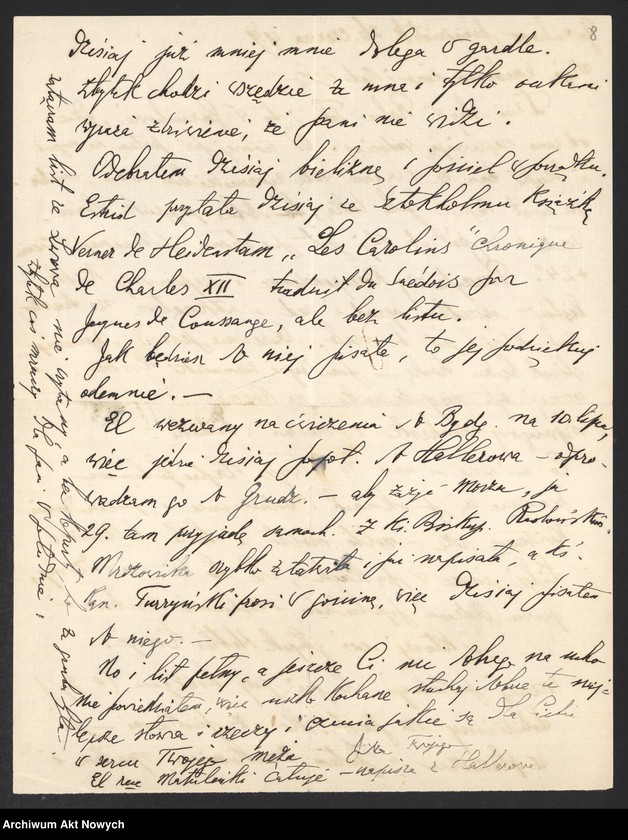 image.from.unit.number "Korespondencja z rodziną. Załączniki: odpis artykułu "Le Figaro" o polityce Józefa Becka; program i opis akademii w 15-ą rocznicę bitwy pod Rarańczą"