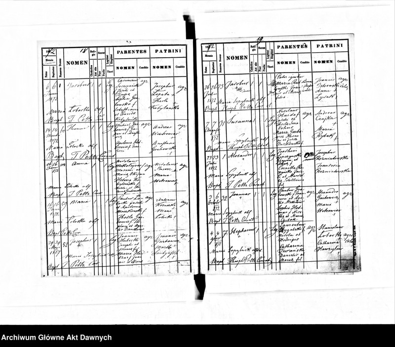 image.from.unit.number "Parafia: Baworów. Dekanat: Tarnopol. Księga metrykalna urodzeń tylko dla wsi Skomorochy. Tom II."
