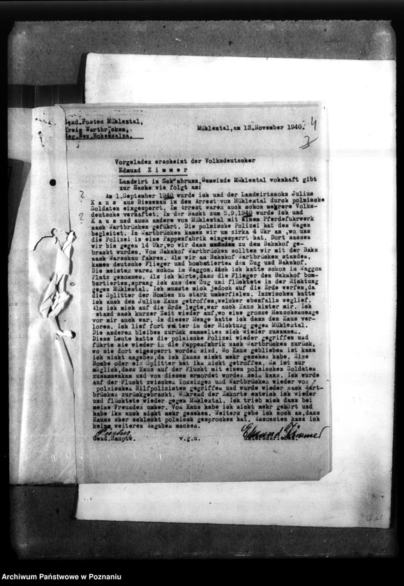 Obraz 8 z jednostki "Julius Kaus aus Mühlental (Izbica), Kreis Warthbrücken (Koło)"