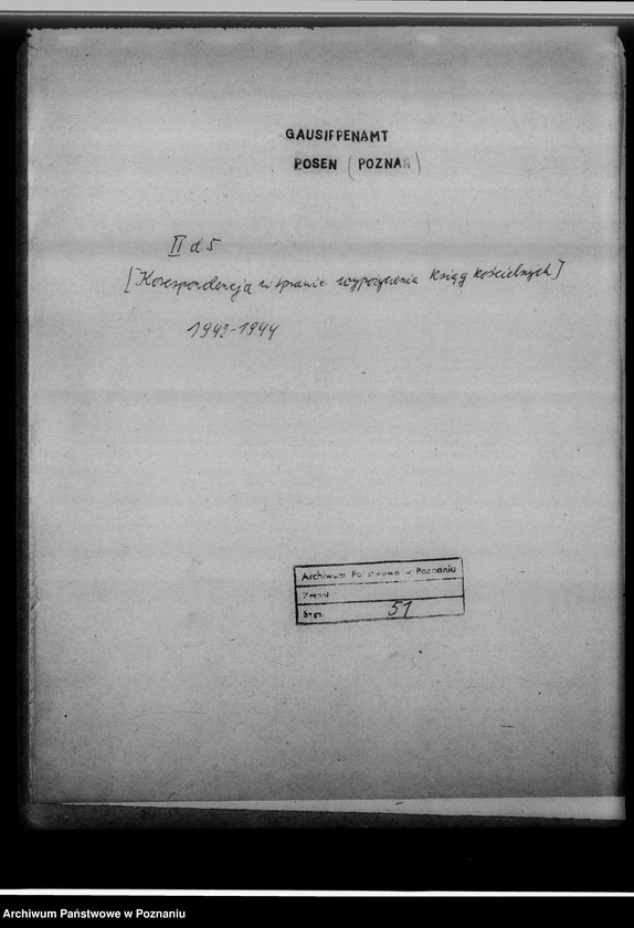 Obraz 4 z jednostki "[Korespondencja w sprawie wypożyczenia ksiąg kościelnych]"