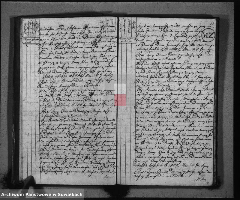 Obraz 10 z jednostki "Akta małżeństwa gminy seyneńskiey od 1-go maja 1809"