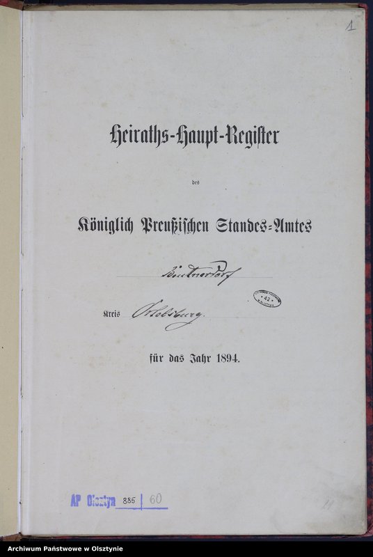 image.from.unit.number "Heiraths-Haupt-Register Nr 1 - 36"