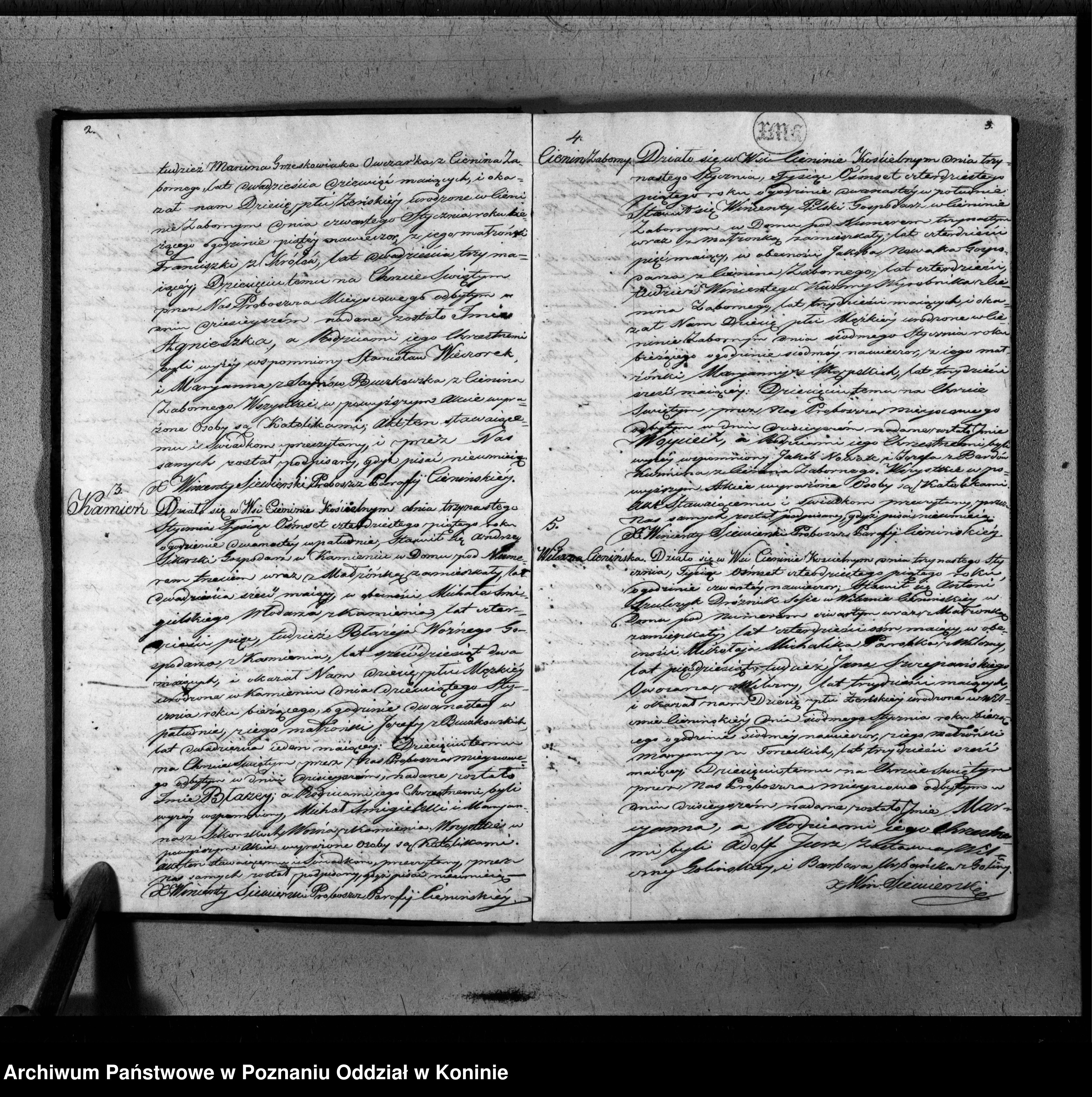 Skan z jednostki: Księga urodzonych, małżeństw i zgonów