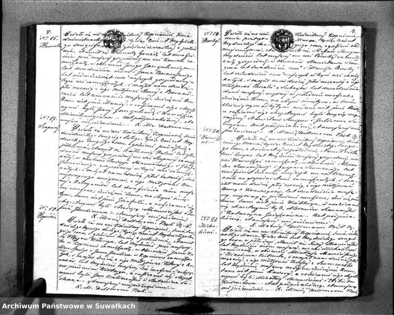 image.from.unit.number "Duplikat Aktów Urodzonych, Zaślubionych i Zeszłych Parafii Kopciowskiey z 1832 Roku."