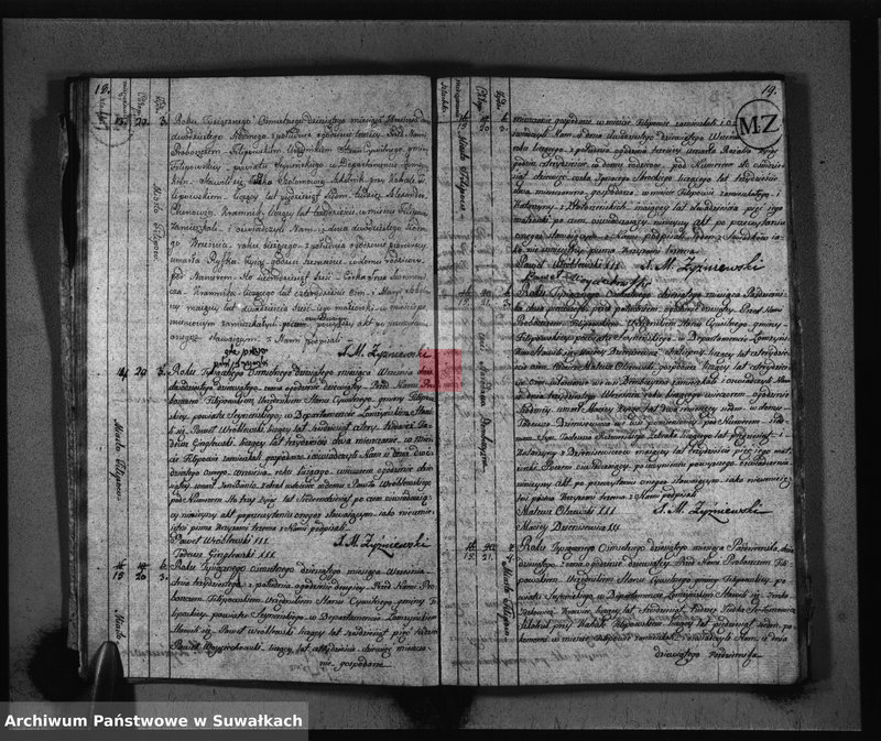 Obraz 12 z jednostki "Akta Zeszłych Gminy Filipowskiey od 1go Maja 1810 Ru aż do ostatnich dni Grudnia 1811 r."