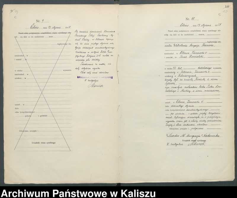 Obraz 9 z jednostki "[Księga zgonów]"