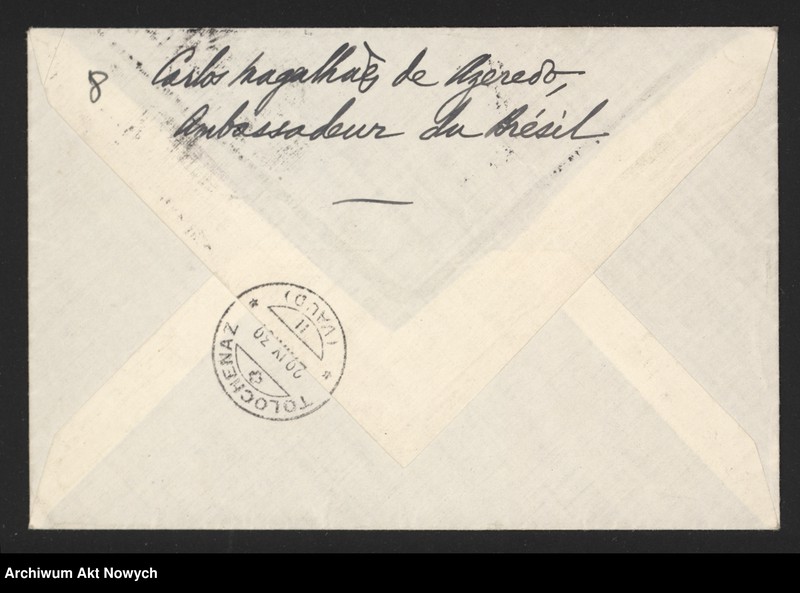 Obraz 10 z jednostki "Azerado de Carlos Magalhaes (Ambassadeur du Brésil); L.1"