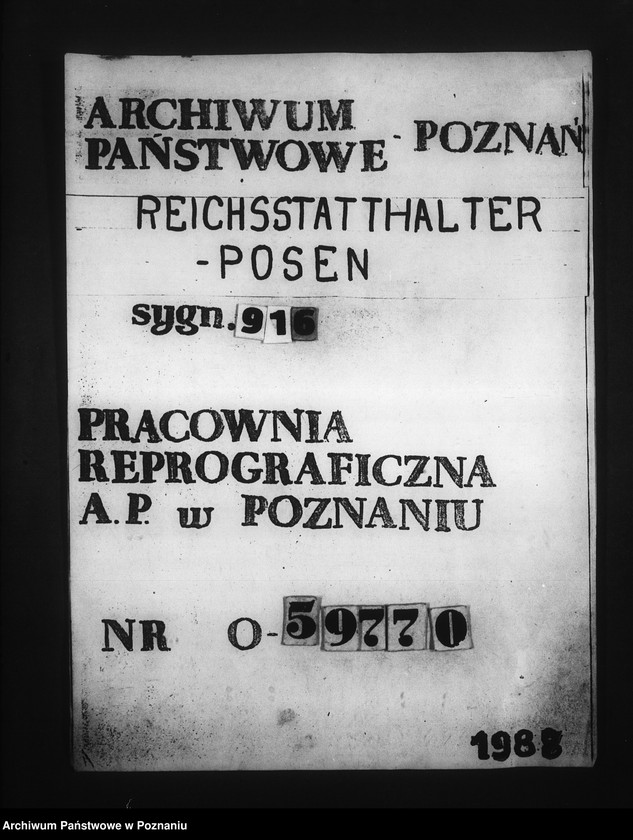 Obraz 1 z jednostki "Zarządzenia w sprawach personalnych i innych"