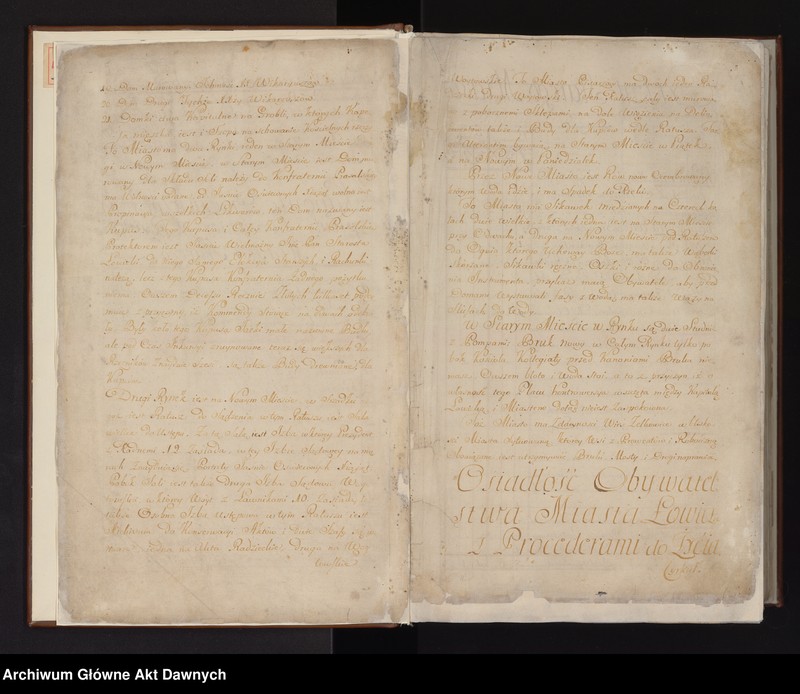 image.from.unit.number "Inventarium ducatus Lowicensis sede vacante post Fata piedessci Celsissimi [...] Antonii de Ostrów Ostrowski Archiepiscopi Gnesnensis Primatis Regni Poloniae Magni Ducatus Lithuaniae per me Theodorum Gabrielem de Siemienice Siemieński Decanum Metropolitanum Gnesnensem Conscriptum Anno 1785. [Inwentarz dóbr Księstwa Łowickiego sporządzony po śmierci arcybiskupa gnieźnieńskiego i prymasa Polski Antoniego Kazimierza Ostrowskiego (zm. 1784)]."