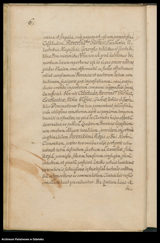 image.from.unit.number "[Liber missivarum]. Index literarum […] [adresatów]. W osobnym poszycie: Register der vornehmsten in den Missiven von 1710 u. 1711 enthaltenen Materien"