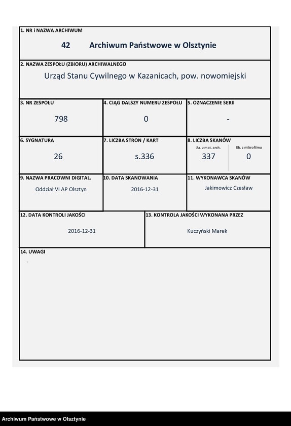 Obraz 1 z jednostki "Geburts-Haupt-Register Nr 1 -85, 1-77, 1-92, 1-76"
