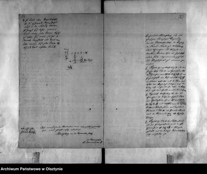 image.from.unit.number "Anstellung des pensionirten Seconde-Lieutenant von Brunnow"