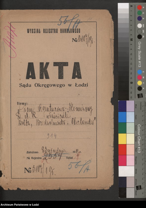 Obraz 2 z jednostki "Dom agenturowo-komisowy "Dak" właściciel Boltz Bredschneider"