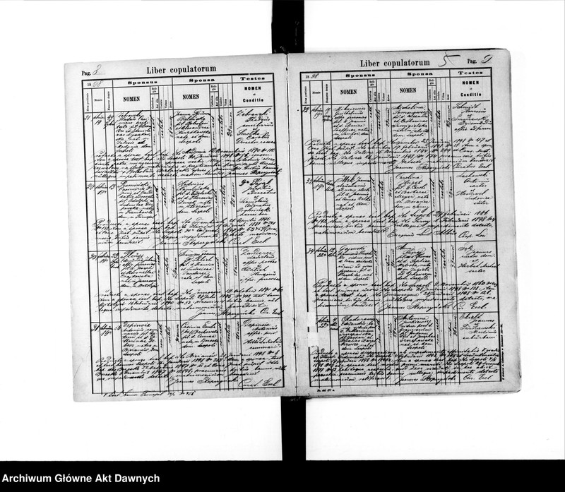image.from.unit.number "Parafia: Lwów, parafia św. Marii Magdaleny. Dekanat: Lwów. Księga metrykalna urodzeń, ślubów i zgonów dla całej parafii."