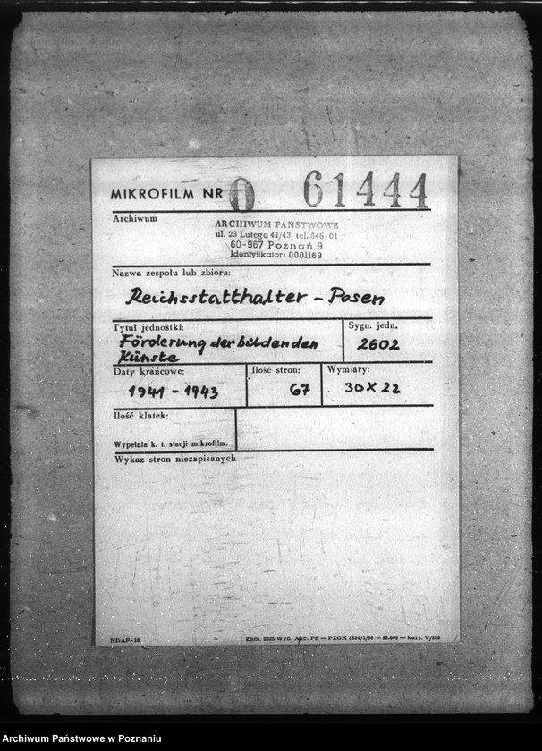 Obraz 2 z jednostki "Förderung der bildenden Künste"