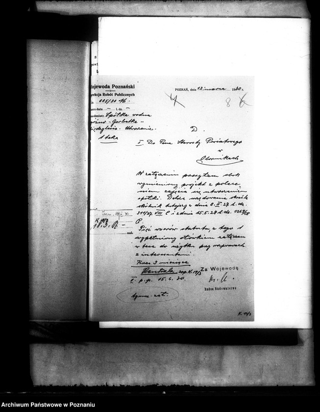 Obraz 11 z jednostki "Sprawy prawne spółek wodnych i melioracyjnych w powiecie obornickim"