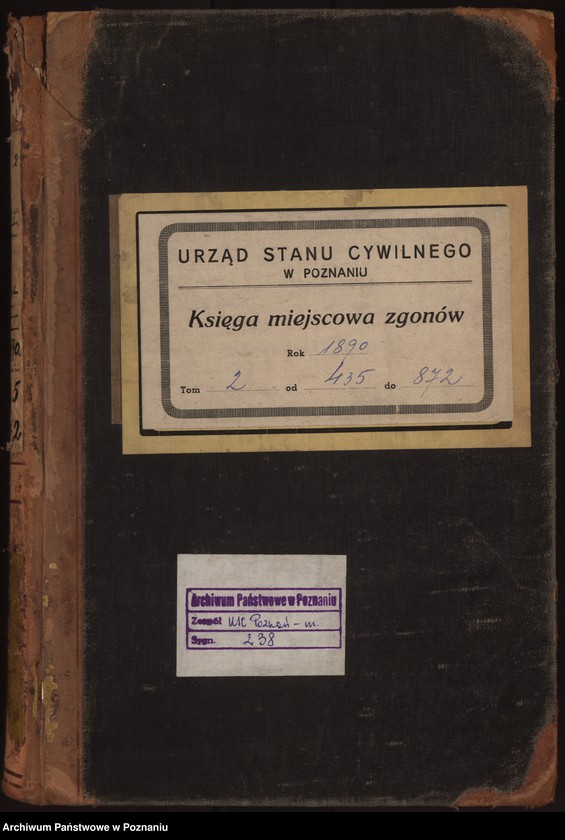Obraz 2 z jednostki "Księga zgonów t. II"