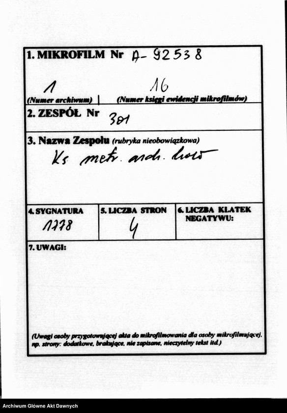 image.from.unit.number "Parafia: Narajów. Dekanat: Brzeżany. Kopie z ksiąg metrykalnych zg. dla miast Narajów i Rohaczyn i wsi Huta."