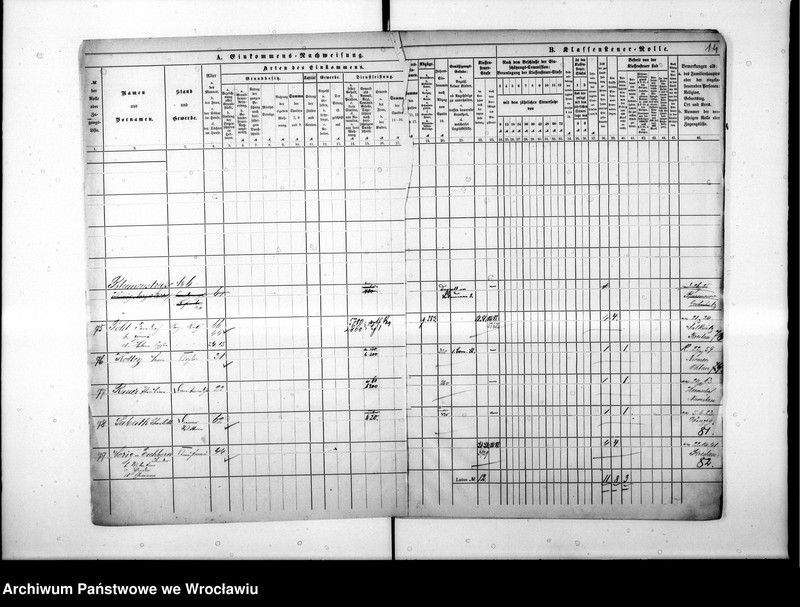 image.from.unit.number "Klassensteuerrolle nebst Eikommens - Nachweisung"