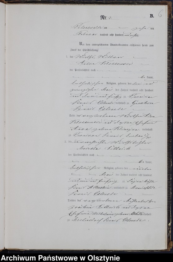 image.from.unit.number "Heiraths-Neben-Register Nr 1 - 28"