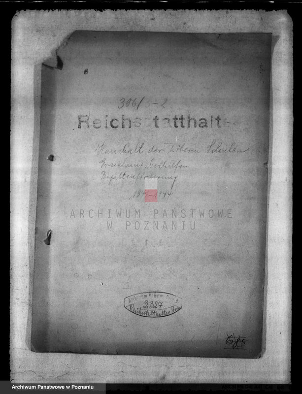 Obraz 4 z jednostki "Haushalt des höheren Schulen. Erziehungsbeihilfen. Begabtenförderung"