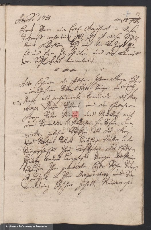 image.from.unit.number "Ratsprotokoll; język niemiecki, polski"