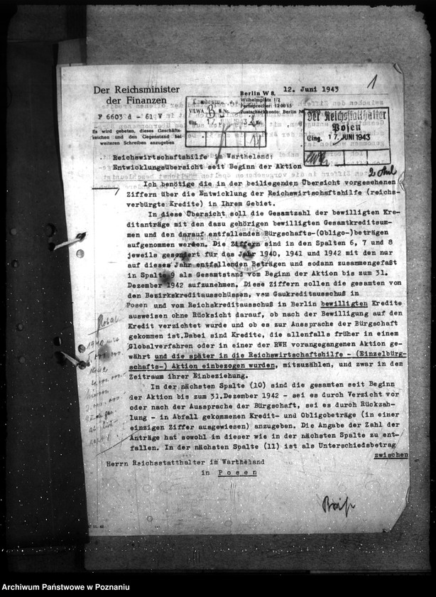 Obraz 5 z jednostki "Reichswirtschaftshilfe im Wartheland. Entwicklungsübersicht von Beginn bis 1942"