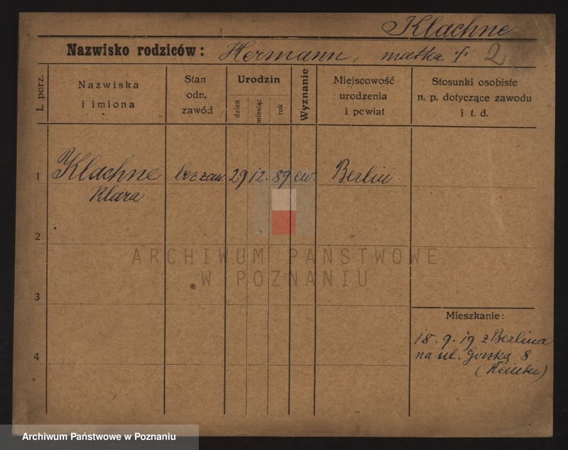 Obraz 2 z jednostki "Kla - Klajne (Klei..)"