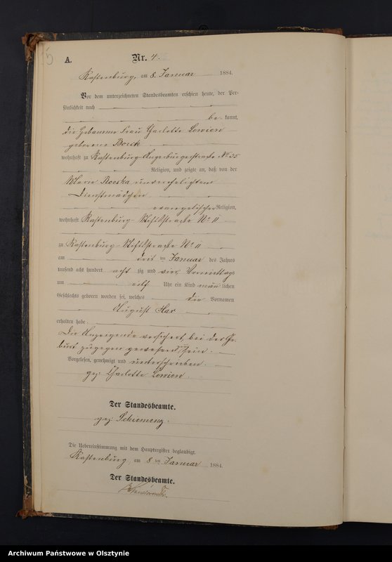 Obraz 7 z jednostki "Geburts-Neben-Register Nr 1 - 278"