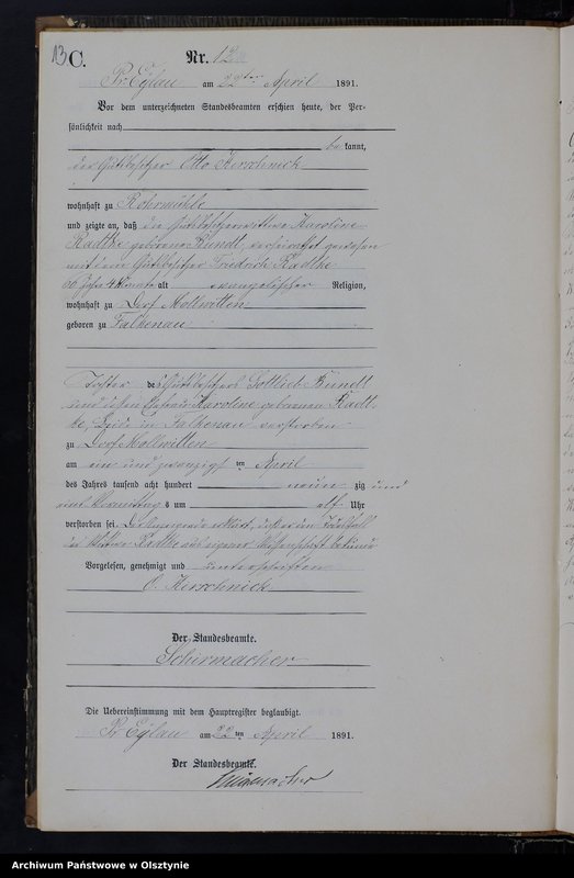 image.from.unit.number "Sterbe-Neben-Register Nr 1 - 23"