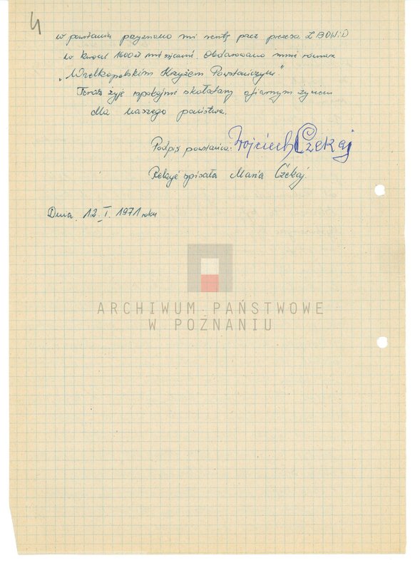 Obraz 11 z jednostki "Relacje i wspomnienia dotyczące powstania wielkopolskiego: 1. Rakoniewice, powiat Wolsztyn, województwo poznańskie, 2. Rawicz, powiat Rawicz, województwo poznańskie."