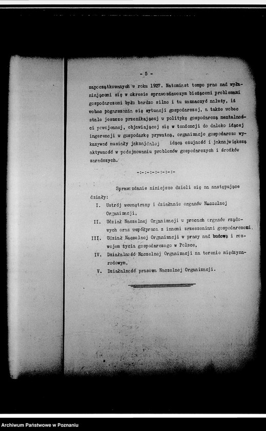 Obraz 9 z jednostki "Sprawozdania Naczelnej Organizacji Zjednoczonego Przemysłu i Rolnictwa Zachodniej Polski"