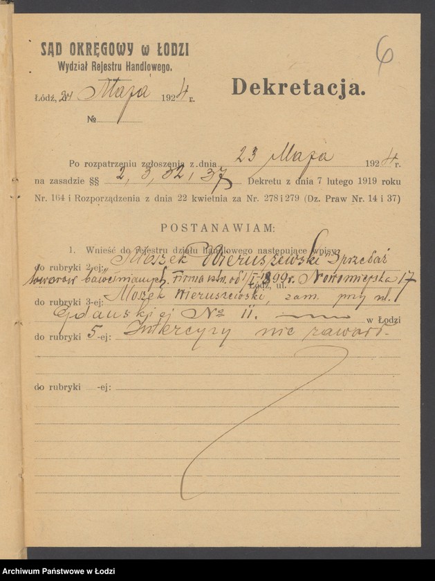 Obraz 8 z jednostki "Moszek Wieruszewski- sprzedaż manufaktury"