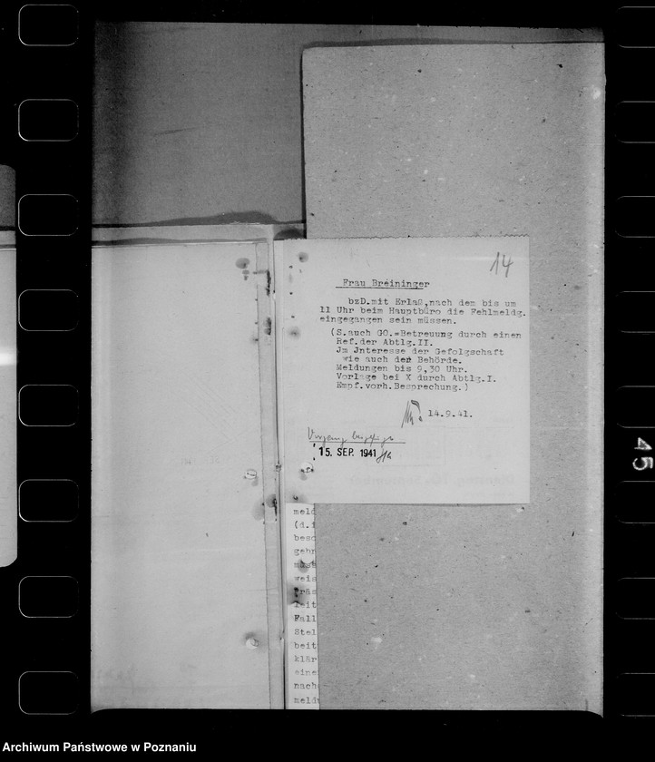 Obraz 19 z jednostki "Einsetzung eines Vertrauensarztes und Errickung eines Sprechzimmers"