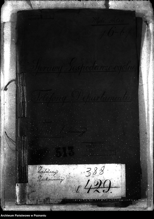 Obraz 4 z jednostki "Sprawy gospodarcze-ogólne Telefony departamentu"