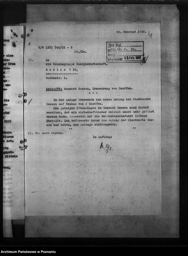 Obraz 8 z jednostki "Gaswerk - Gnesen (Gniezno)"