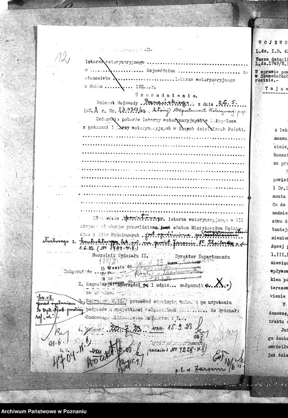 Obraz 17 z jednostki "Pow. lekarz Weterynaryjny Jarocin"