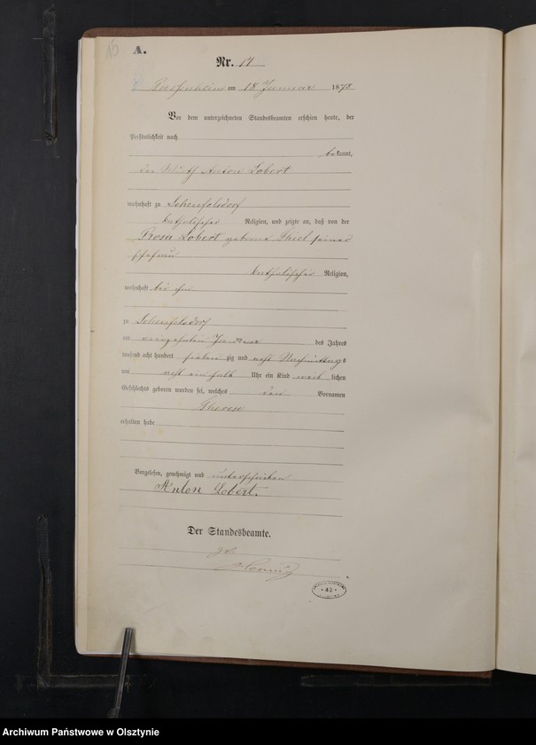 image.from.unit.number "Geburts-Haupt-Register Nr 1 - 208"