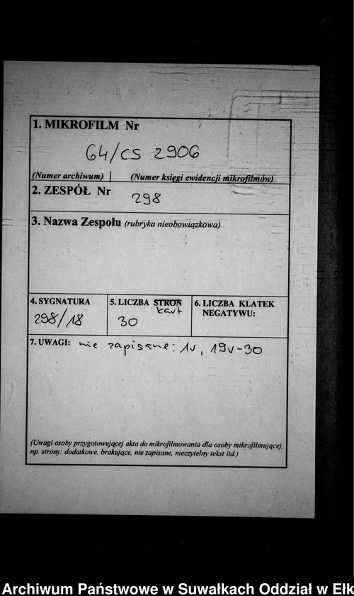 image.from.unit.number "Geburts-Neben-Register des Preussischen Standes-Amtes Kehlen Kreis Angerburg"