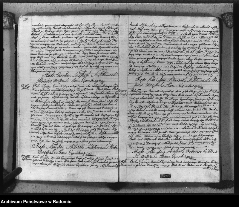 image.from.unit.number "Akta urzędnika stanu cywilnego gminy Szydłowiec z roku 1811"