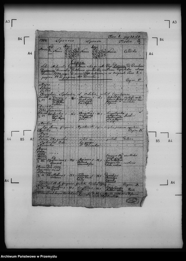 Obraz 13 z jednostki "[Kopie ksiąg metrykalnych parafii Desznica z filią Brzezawa (dekanat Dukla)]"